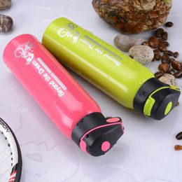 500ML Sport thermos water bottle Thermo Mug Stainless Steel Vacuum Flask mug with straw Insulation Cup Thermoses tthermal bottl LJ201218