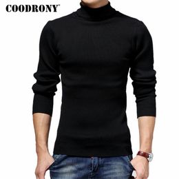 COODRONY Turtleneck Sweater Men Winter Thick Warm Wool Sweaters Christmas Knitted Cashmere Pullover Men Slim Fit Jersey Man 6703 201026