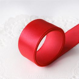 50-Yards 15 25mmWedding Favour gift box Red ribbons Christmas Decorations party gifts wrapping ribbon pearl for party, wedding