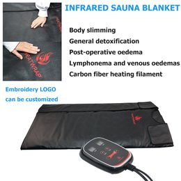 High quality Infrared slimming sauna blanket heating therapy slim body detox machine