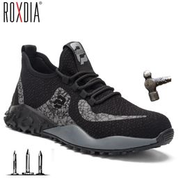 Drop shipping fashion men work & safety boots with steel toe cap for women sneakers casual male shoes plus size 37-48 RXM172 Y200915
