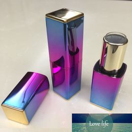 Gradient Blue Pink Empty Lipstick Tubes Container Magnetic Buckle DIY Lip Balm Tube 12.1mm Cosmetic Lipstick Refillable Bottle