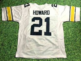 Custom Football Jersey Men Youth Women Vintage 21 DESMOND HOWARD Rare High School Size S-6XL or any name and number jerseys