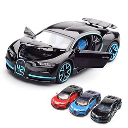 1:32 Simulation Bugatti Chiron Collection Model Alloy Cars Toy Diecast Metal Car Toys For Adults Children With Light Sound LJ200930
