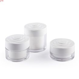 15g 30g 50g Empty White Plastic Cosmetic Cream Containers, Small Eye Jar Makeup Face Sample Pot, Skin Care Bottleshigh qualtity