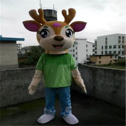 Festival Dress Deer Animal Mascot Costumes Carnival Hallowen Gifts Unisex Adults Fancy Party Games Outfit Holiday Celebration Cartoon Character Outfits