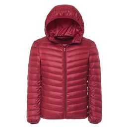 6 Colours Winter Men's Light Down Jacket Clothes Fashion Casual Hooded Warm White Duck Down Coat Male Brand Clothing 201201