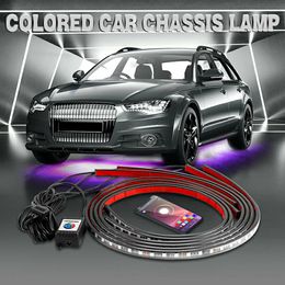 220v a 5v usb Desconto Carro underglow flexível Faixa de LED remoto APP Controle RGB LED Strip Luz Neon para decoração de fundo carro