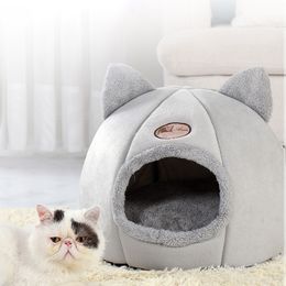 Pet bed cave house for cat litter mat products for pets home accessories panier pour chat cats cozy sleeping beds cama de gato 201111