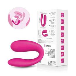 NXY Vibrators Couple Sex Toys for Women Vagina Clitoris Stimulate u Type G-spot Massage Female Masturbator Adults Products 220110