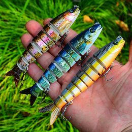 Top quality 3 color 13.5cm 19g Bass Fishing Lures Freshwater Fish Lure Swimbaits Slow Sinking Gears Lifelike Lure Glide Bait Tackle Kits 120pcs/Lot