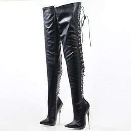 Custom made thigh high boots uk Clearance