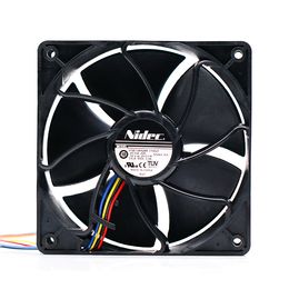 For Nidec V12E12BS2B5-07 A021 12038 12cm 12V 3.0A Server Violence cooling Fan