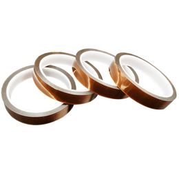5mm High-Temperature Adhesive Tape 10mm 20mm Heat Resistant Brown Tape 25mm 30mm Wide 33m Long Tape for Sublimation Machine