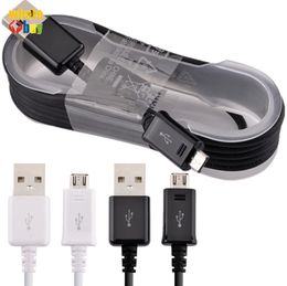 Wholesale 1.5M Micro USB 2.0 Sync Data Charger Cable For Samsung Galaxy NOTE4/5 A9 A8 S7 S6 edge Android phones