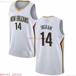 Custom Stitched Brandon Ingram #14 Men's Jersey white navy XS-6XL Throwbacks Basketball jerseys Cheap Men Women Youth