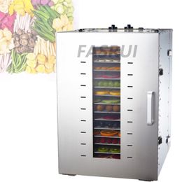 220V Large Household Food Fruit Dehydrator Dryer Machine High Capacity 16 Layers Dried Frame Low Noise Food Drying Maker