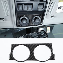 Carbon Fibre Car Four-wheel Drive Mode Switch Panel Sticker For Toyota 4Runner 2010 UP Car Interior Accessories