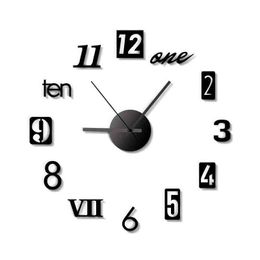 Creative Wall Clock Diy Living Room Fashion Home Decoration Modern Minimalist Atmosphere Decoration Clock Wall Clock H1230