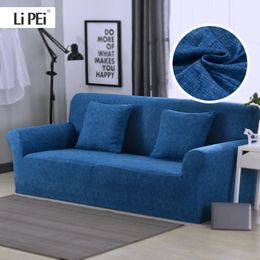 Sofa Case Sofa Cover For Living Room Slipcovers Elastic Stretch Universal Sectional Cases for Furniture Couch Cover 1/2/3/4 Seat 201119