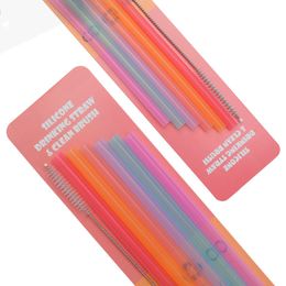 Silicone Drinkiing Straws and Silicon Reusable Drink Straw Flexible, Chewy, Bendy & Safe for Kids/Toddlers