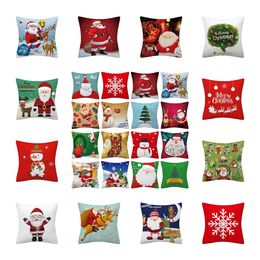 Christmas pillow covers Decorative Pillow Covers Holiday Cushion Case Square Home Decor for Sofa Couch Chair Bedroom pillow-cover T10I0036