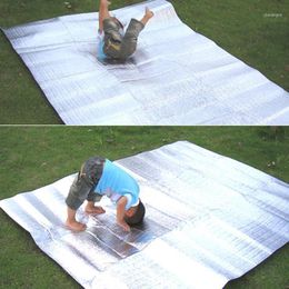 Outdoor Pads 2021 Latest Waterproof Aluminum Foil EVA Camping Beach Mat Folding Picnic Mattress 3size 2*2m