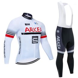 2020 ARKEA BH Men's Cycling Jerseys Long Sleeve Bike Shirts MTB Winter Fleece Cycling Clothing Mountain Bike jacket Maillot wear1