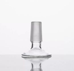 2022 new Smoke Glass Adaptor Stand For Bowl Piece Domes Water Pipe Bongs Adaptors 14mm 19mm Male Female Frosted Joint Dropdow Dab Rig