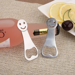 Creative smiley Stainless Steel Bear Bottle Openers Creative Simple Champagne Bear wine Corkscrew kitchen tools bar tool