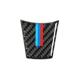 For Bmw Z4 Carbon Fibre Modification Car Interior Stickers Steering Wheel M Stripe Emblem Stickers Car Styling for E89 2009-2015272y