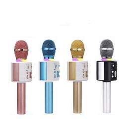 The new V6 wireless bluetooth mobile phone K song condenser microphone microphone audio mobile phone live sound card voice change K song