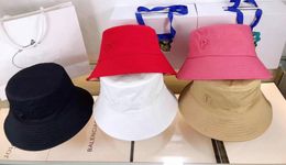 High Quality Bucket Hat Designer Cap for Men Woman Caps Beanie Casquettes fisherman buckets hats patchwork Fashion summer Sun Visor red white black