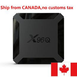 Ship from CANADA X96Q TV BOX Android 10 OS ALLWINNER H313 QUAD CORE 1GB 2GB RAM 8GB 16GB ROM 2.4GHZ WIFI 4K SMART