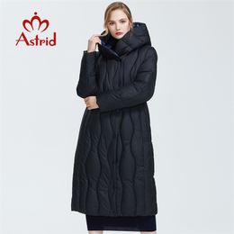 Astrid Winter new arrival down jacket women loose clothing outerwear quality blue Colour thick cotton winter coat AR-7051 201217