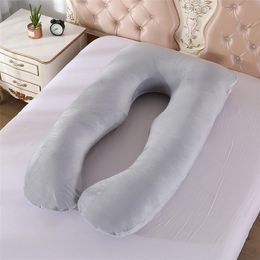 Cotton U shape Maternity Pillows Pregnancy Body Pillow Pregnant Women Side Sleepers Bedding multifunction Pillows YYF015 201117
