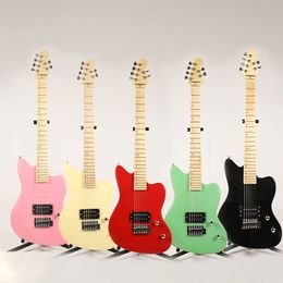 Guitarra eléctrica mini directa de fábrica HMN01 de alta calidad / crema / verde / rosa / negro