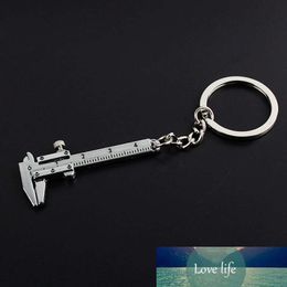 Mini Vernier Caliper Key Ring Car Styling Accessories for Mazda Opel Etc Keychain Automobile Turbo Key Chains