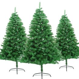 180/120/90cm Encryption Green Christmas Tree Mini Artificial Christmas Tree Decoration Santa Tree Party Decoration Figurine Gift Y201020