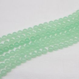 1strand Lot Light Green Quartz Crystal Stone Round Bead 4 6 8 10 12mm Loose Spacer Bead For Jewellery Making Findings Diy H jlllkA