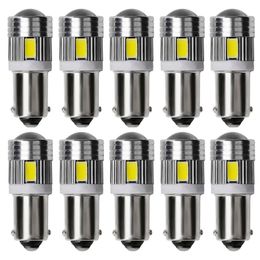 10X BA9S T4W T11 233 363 LED Bulbs 5630 6SMD Car Parking Light Interior Reading Lamps Motor Dome Bulbs White Blue Red Green 12V