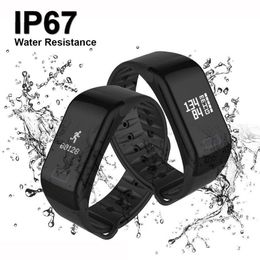 F1 Smart Bracelet IP67 Blood Pressure Heart Rate Monitor smart band Activity Fitness Tracker Pedometer for Andriod IOS