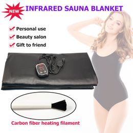 Factory Price!Far Infrared Sauna Blanket Home Use Heating Air Pressure Slimming Machine For Lymphatic Drainage Detox Device