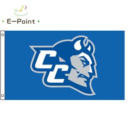 NCAA Central Connecticut Blue Devils Flag 3*5ft (90cm*150cm) Polyester flag Banner decoration flying home & garden flag Festive gifts