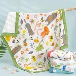 29 Styles 110* 4 and 6 layers bamboo baby blanket swaddle muslin bamboo cotton blanket kids children baby receiving blanket LJ201014