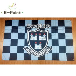 Ireland Dublin GAA Flag checkered 3*5ft (90cm*150cm) Polyester flagg Banner decoration flying home & garden flags Festive gifts