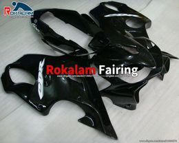 ABS Plastic Fairings Set For Honda CBR600 F4i 2004 2005 2006 2007 CBR 600 CBR600-F4i Gloss Black Fairing Aftermarket Kit (Injection molding)