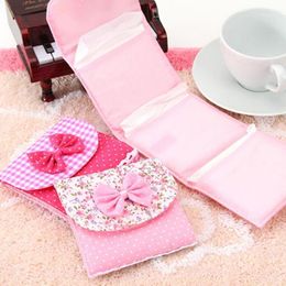 Storage Bags Wholesale- Girl Women Napkins Organiser Sanitary Pads Carrying Easy Bag Small Articles Gather Pouch Case Bag1