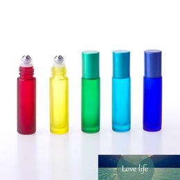 Wholesale Colour Essential Oil Perfume Bottle Roller Ball Thick Clear Glass Essential Lip Balms Roll on