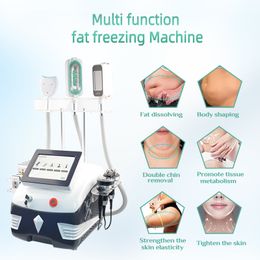Cryolipolysis 360 degree cooling cryotherapy slimming machine Fat Freezing 40KHz cavitation RF Lipo Laser Body Sculpting Beauty Equipment